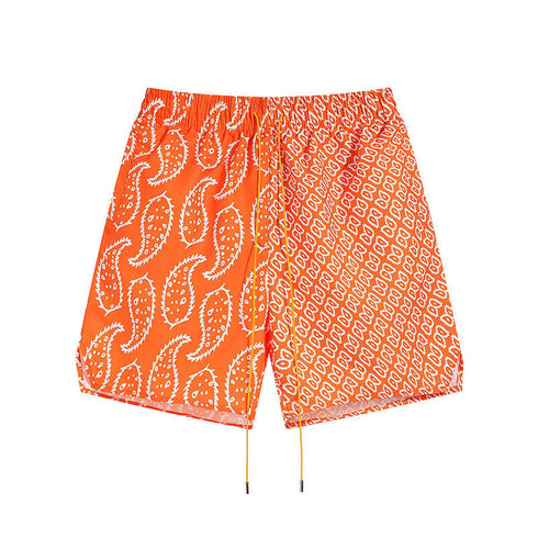 Rhude T-shirt Family Totem Casual Short Sleeve Shirt, Shorts