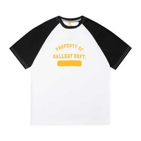 Gallery Dept T Shirts Los Angeles Summer Fashion Short Sleeve Gallery Dept T-shirt Loose