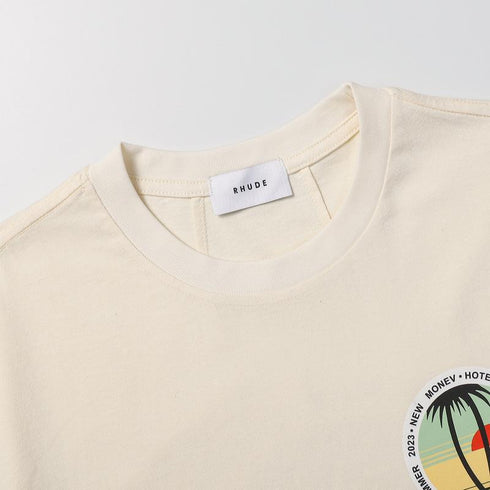 Rhude T-shirt Geometric Print Short Sleeve T-shirt
