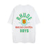 Rhude T-shirt Micro Label Letter Coconut Pattern Short Sleeve T-shirt
