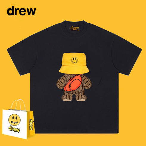 Drew T-shirts Teddy Bear Smiley Printed T-shirt