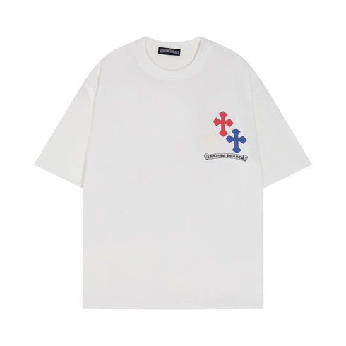 Chrome Heart T Shirts Big Horseshoe Short Sleeve T-Shirt