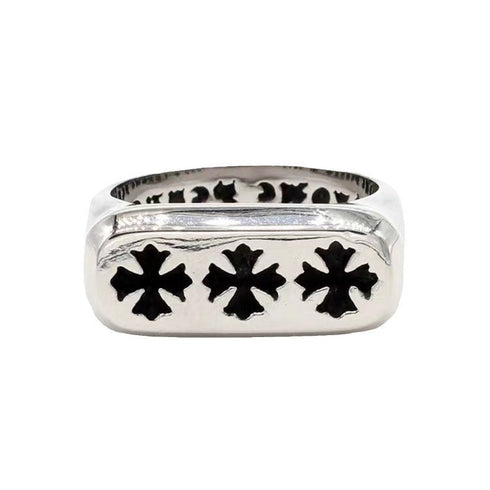 Chrome Heart Ring Cross Glossy