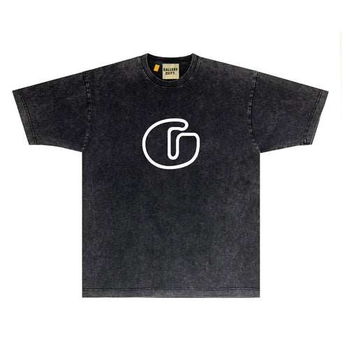 Gallery Dept T Shirts Tee Shirt Washed and Worn Short Sleeve T-shirt Blouse