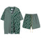 Rhude T-shirt Family Totem Casual Short Sleeve Shirt, Shorts