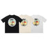 Rhude T-shirt Sunset Coconut Alphabet Print Short Sleeve T-shirt