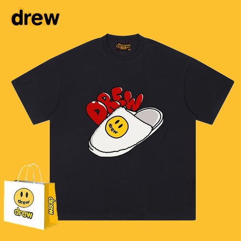 Drew T-shirts Graffiti Fashion Brand Printing T-shirt