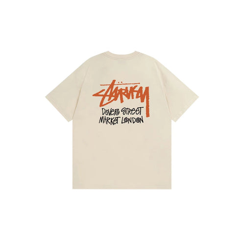 Stussy T-Shirts Loose Casual T-Shirts Same for Men and Women