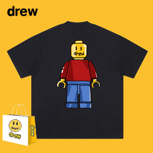 Drew T-shirts Smiley Face Short Sleeve