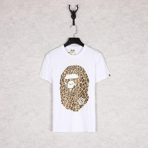 Bathing Ape T-Shirt Summer Leopard Print Short Sleeve T-shirt