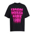 Chrome Heart T Shirts Logo Letter Print Crew Neck T-Shirt Loose Short Sleeves