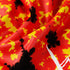 Denim Tears T-shirts Flame Wood Cotton Printed Loose Short Sleeve T-shirt