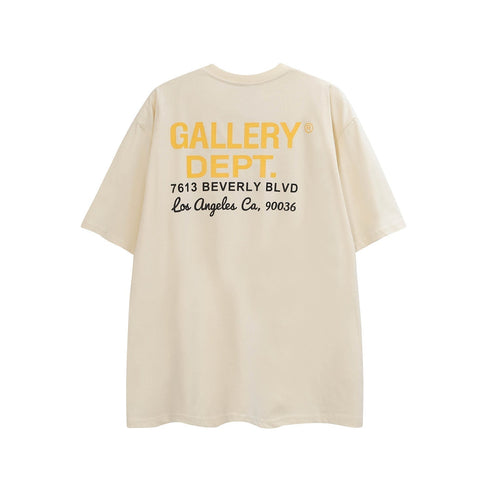 Gallery Dept T Shirts Men's Car Painted Print Loose