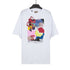 Gallery Dept T-shitrs round Neck Short Sleeve Color Graffiti Loose