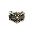 Chrome Heart Ring with Diamonds in White Gold