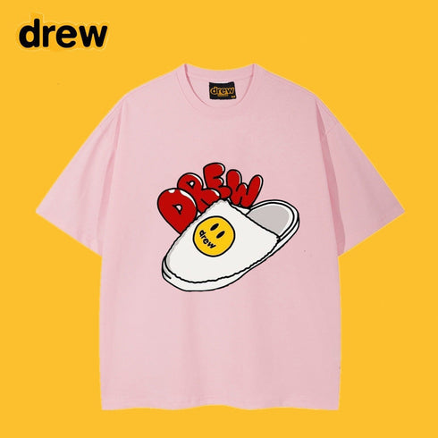 Drew T-shirts Graffiti Fashion Brand Printing T-shirt