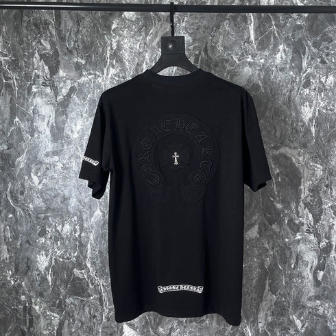 Chrome Heart T Shirts Croix Heavy Industry Embroidery Short Sleeve T-Shirt