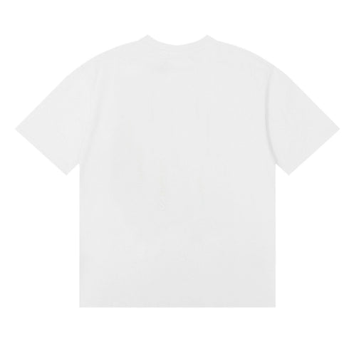 Rhude T-shirt Alphabet Coconut Racing Pattern Short Sleeve T-shirt