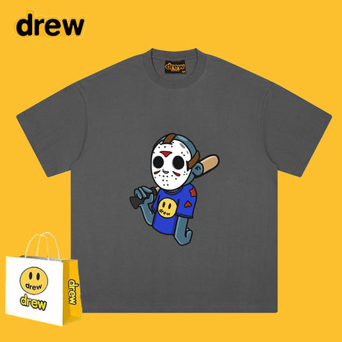 Drew T-shirts T-shirt Anime Print Short Sleeve