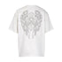 Chrome Heart T Shirts T-Shirt Hot Diamond Angel Wings Cross Cotton Short Sleeve