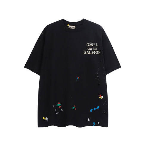 Gallery Dept T Shirts Spring and Summer Short Sleeve Loose Half Sleeve