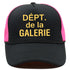 GALLERY DEPT Hat Mesh Cap Shade Summer Print Baseball Cap Casual Sunscreen Cap Outdoor