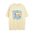 Rhude T-shirt Micro Label Flower Letter Print Pattern Short Sleeve T-shirt