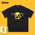 Drew T-shirts Smiley Face Short Sleeve Loose round Neck Short Sleeve