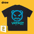 Drew T-shirts Funny Smiley Printed Short Sleeve
