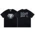 Gallery Dept T-Shirt Letter Pattern Washed Old Short Sleeve T-Shirt