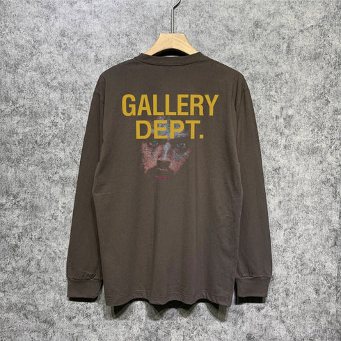 Gallery Dept Long Sleeved Shirt Fashion Brand Long Sleeve Long-Sleeved T-shirt Blouse
