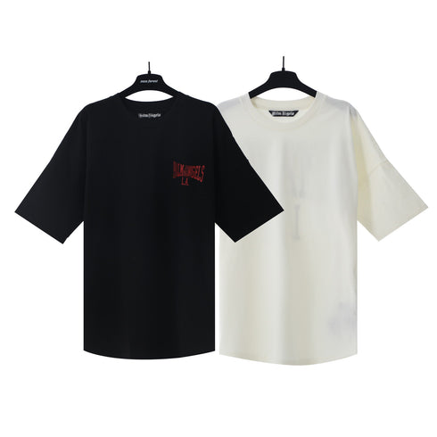 Palm Angels T-shirt Alphabet Slogan Printed Short Sleeve T-shirt