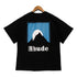 Rhude T-shirt Classic Sunset Theme Printed Short Sleeve T-shirt