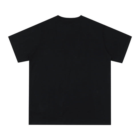Chrome Heart T Shirts Croix Cross Leather Printed Short Sleeve T-Shirt
