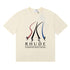 Rhude T-shirt Ski Theme Letter Print Short Sleeve T-shirt