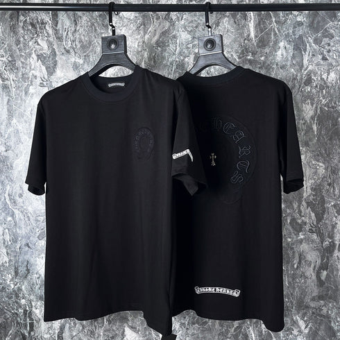 Chrome Heart T Shirts Croix Heavy Industry Embroidery Short Sleeve T-Shirt