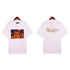 Denim Tears T-shirts Kapok Letter Portrait Short Sleeve T-shirt