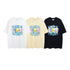 Rhude T-shirt Micro Label Flower Letter Print Pattern Short Sleeve T-shirt