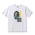 Bathing Ape T-Shirt Summer Camouflage Ape Head Contrast Color Letter Print Short-Sleeve T-shirt