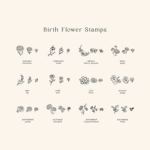 Birth Flower Necklace