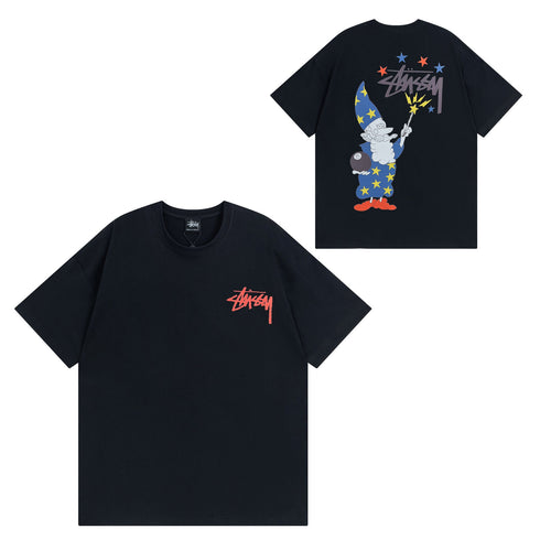 Stussy T-Shirts Casual Versatile Loose T-Shirts Couple