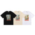 Rhude T-shirt Micro Label Angel Letter Print Short Sleeve T-shirt