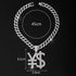 Money Symbol Pendant + Cuban Chain