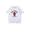 Bathing Ape T-Shirt Spring/Summer Red Shark Pattern T-shirt Short Sleeve