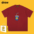 Drew T-shirts Short Sleeve Cola Loose Men