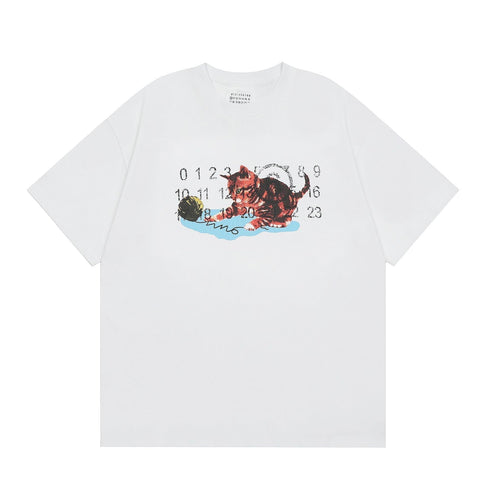 Maison Margiela T-shirt Crew Neck Loose Short Sleeve T-shirt