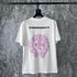 Chrome Heart T Shirts Chrome Hearts Pink Sanskrit Short Sleeve T-Shirt