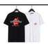 Chrome Heart T Shirts CH Flower Sanskrit Casual Short Sleeve T-Shirt Loose