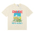 Rhude T-shirt Castle Coconut Letter Print Short Sleeve T-shirt