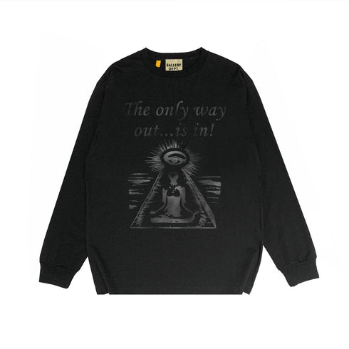 Gallery Dept Long Sleeved Shirt Fashion Brand Long Sleeve Long-Sleeved T-shirt Blouse